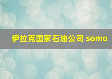 伊拉克国家石油公司 somo